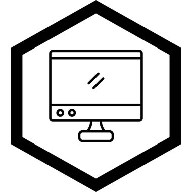 Modern simgenin vektör illüstrasyonu