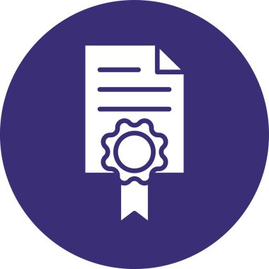 vektör sertifika illüstrasyonu