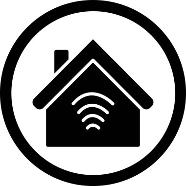 Ev simgesinin vektör illüstrasyonu