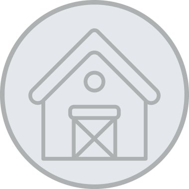 ev vektörü ince çizgi simgesi