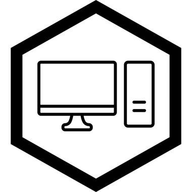 dizüstü bilgisayar simgesi, vektör illüstrasyonu