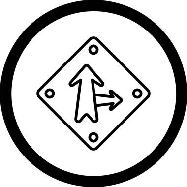 ok simgesi vektör illüstrasyonu