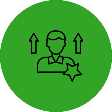 yıldız simgesi vektör illüstrasyonu