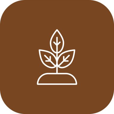 güzel ağaç vektör simgesi