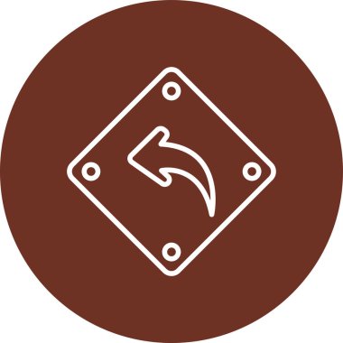 Modern simgenin vektör illüstrasyonu