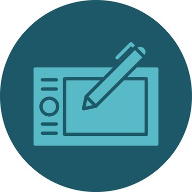 Modern simgenin vektör illüstrasyonu