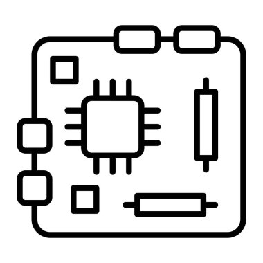 Devre simge vektör çizim