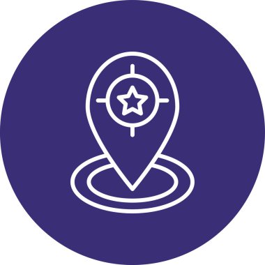 konum haritası pin simgesi