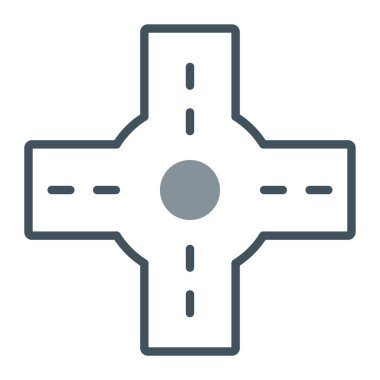 Haç. Web simgesi basit illüstrasyon