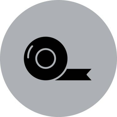 Dairesel bir simgenin vektör illüstrasyonu