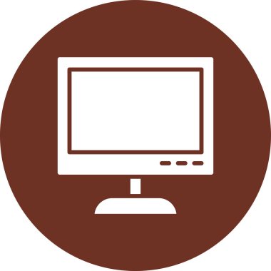 Bilgisayarın vektör illüstrasyonu