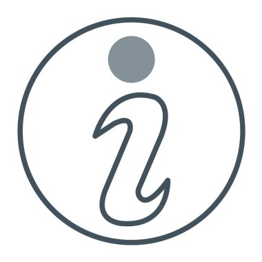 Tek bir simgenin vektör illüstrasyonu