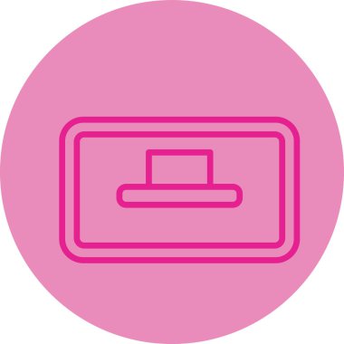 Bir doğrunun eşsiz vektör simgesi