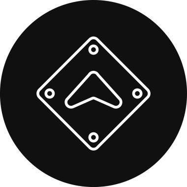 Bir b simgesinin vektör illüstrasyonu