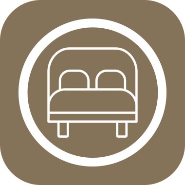 kanepe ikonu vektör illüstrasyonu