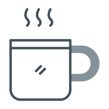 kahve kupası vektör simgesi