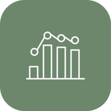 grafik simgesinin vektör illüstrasyonu