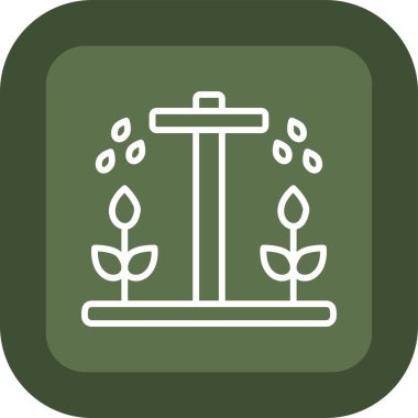 Modern simgenin vektör illüstrasyonu