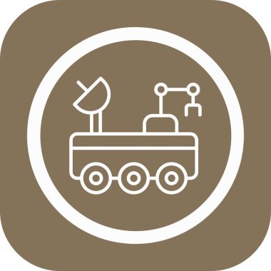 Robot simgesinin vektör illüstrasyonu