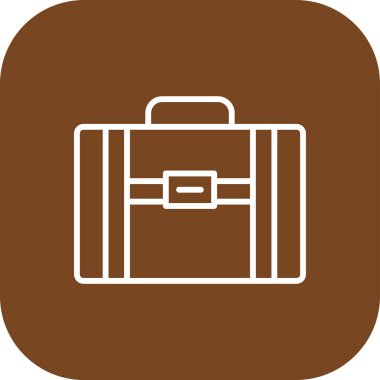 evrak çantası ikonu vektör illüstrasyonu