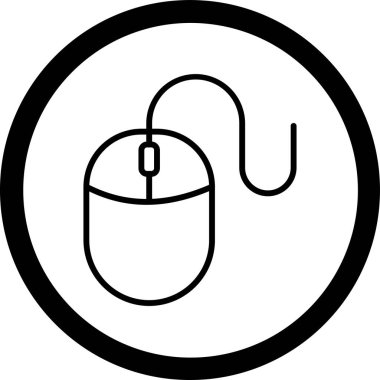 çanta fare simgesi ana hat biçiminde