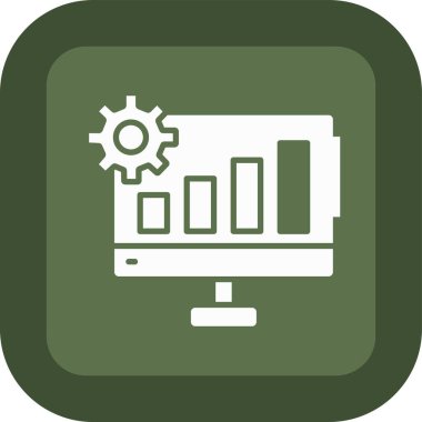 seo modern simgesinin vektör illüstrasyonu