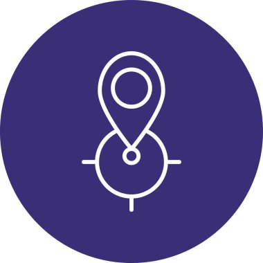 pin simgesinin vektör illüstrasyonu