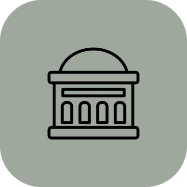 vektör üniversite simgesi illüstrasyonu