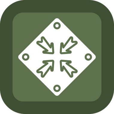 ok simgesi vektör illüstrasyonu