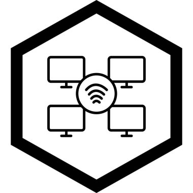 wifi simgesi vektör illüstrasyonu