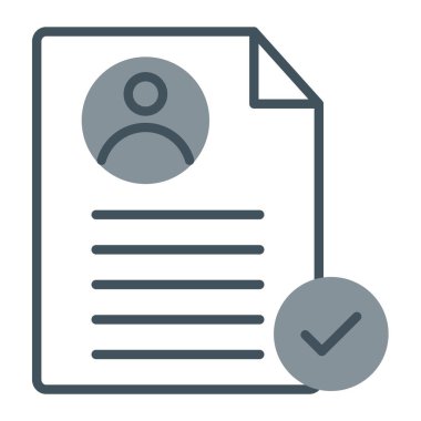 Kontrol listesi simgesi olan pano, satır tasarımı