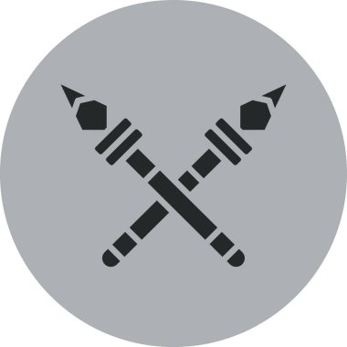 Çapraz oklar vektör simgesi