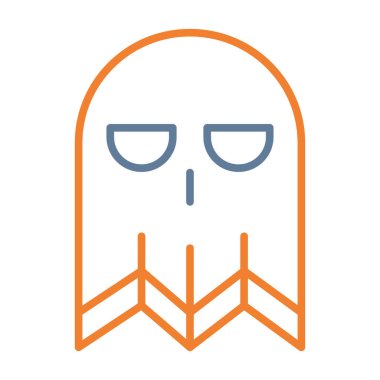 Cadılar Bayramı Balkabağı ikonu vektör çizelgesi çizimi