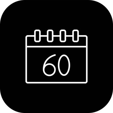 vektör Takvimi Simgesi illüstrasyonu