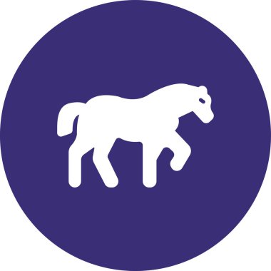 at simgesi vektör illüstrasyonu