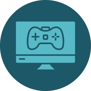 Oyun denetleyici vektör simgesi