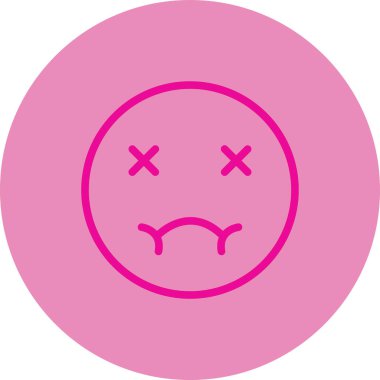 emoji modern simgesinin vektör illüstrasyonu