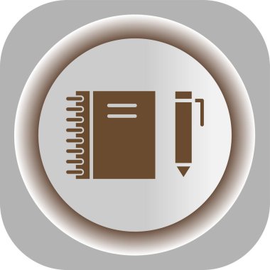 Eşsiz Hesap Makinesi Vektör Satır Simgesi