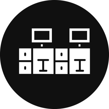 Bilgisayar simgesi vektörü. resimleme