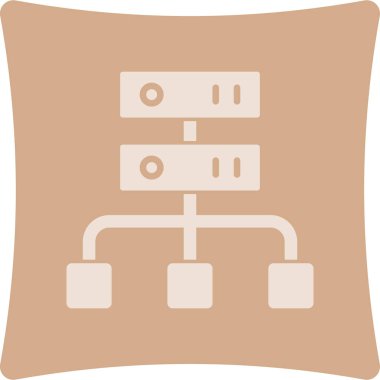 Bilgisayar. Web simgesi basit illüstrasyon