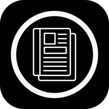 kitap simgesi, vektör illüstrasyonu