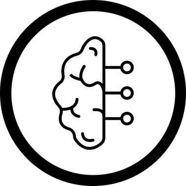 Modern bir simgenin vektör illüstrasyonu