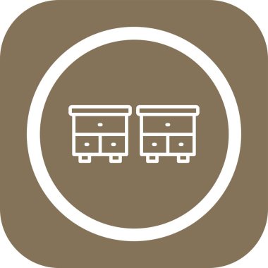 Kahve çekirdeklerinin vektör simgesi