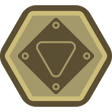 Modern bir simgenin vektör illüstrasyonu