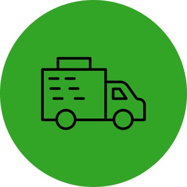 servis vektör simgesi modern basit illüstrasyon