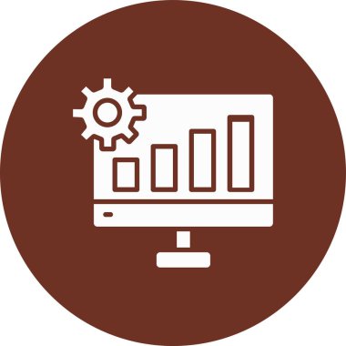 seo modern simgesinin vektör illüstrasyonu