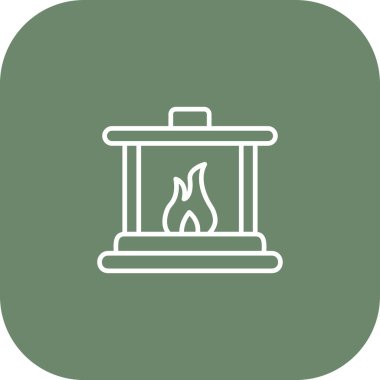 vektör ateş simgesi