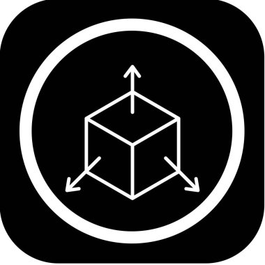 Beyaz arkaplanda kutu vektör simgesi