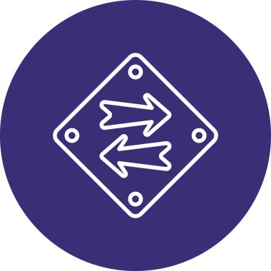 Projeniz için vektör ok simgesi, vektör illüstrasyonu