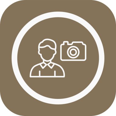 fotoğraf makinesi simgesi, vektör illüstrasyonu